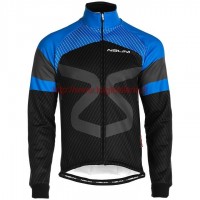 Completo Ciclismo 2019 Nalini Tuono nero-Blu Maglia Ciclismo Manica Lunga Completo Ciclismo 2019 Nalini Tuono nero-Blu Maglia Ciclismo Manica Lunga