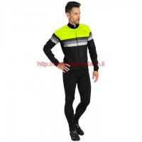 Completo Ciclismo 2019 Nalini Warm 2.0 nero-giallo Maglia Ciclismo Manica Lunga e Salopette Completo Ciclismo 2019 Nalini Warm 2.0 nero-giallo Maglia Ciclismo Manica Lunga e Salopette