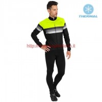 Completo Ciclismo 2019 Nalini Warm 2.0 nero-giallo thermique Maglia Ciclismo Manica Lunga e Salopette Lunga Completo Ciclismo 2019 Nalini Warm 2.0 nero-giallo thermique Maglia Ciclismo Manica Lunga e Salopette Lunga