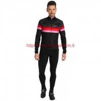 Completo Ciclismo 2019 Nalini Warm 2.0 nero-rosso Maglia Ciclismo Manica Lunga e Salopette Completo Ciclismo 2019 Nalini Warm 2.0 nero-rosso Maglia Ciclismo Manica Lunga e Salopette