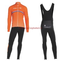 Completo Ciclismo 2019 Nederland Country Squadre Maglia Ciclismo Manica Lunga e Salopette Completo Ciclismo 2019 Nederland Country Squadre Maglia Ciclismo Manica Lunga e Salopette