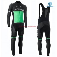 Completo Ciclismo 2019 Orbea Usine Racing verde thermique Maglia Ciclismo Manica Lunga e Salopette Lunga Completo Ciclismo 2019 Orbea Usine Racing verde thermique Maglia Ciclismo Manica Lunga e Salopette Lunga