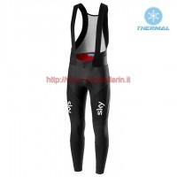Completo Ciclismo 2019 SKY Squadre nero-Blu Salopette Lunga Ciclismo thermique Completo Ciclismo 2019 SKY Squadre nero-Blu Salopette Lunga Ciclismo thermique