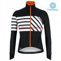 Completo Ciclismo 2019 Santini Svolta nero thermique Maglia Ciclismo Manica Lunga Completo Ciclismo 2019 Santini Svolta nero thermique Maglia Ciclismo Manica Lunga