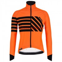 Completo Ciclismo 2019 Santini Svolta Orange Maglia Ciclismo Manica Lunga Completo Ciclismo 2019 Santini Svolta Orange Maglia Ciclismo Manica Lunga