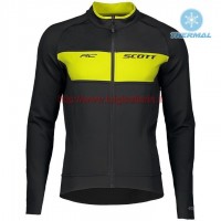 Completo Ciclismo 2019 Scott RC FF nero-giallo thermique Maglia Ciclismo Manica Lunga Completo Ciclismo 2019 Scott RC FF nero-giallo thermique Maglia Ciclismo Manica Lunga