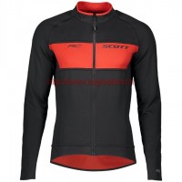 Completo Ciclismo 2019 Scott RC FF nero-rosso Maglia Ciclismo Manica Lunga Completo Ciclismo 2019 Scott RC FF nero-rosso Maglia Ciclismo Manica Lunga