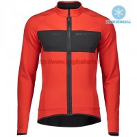 Completo Ciclismo 2019 Scott RC FF rosso thermique Maglia Ciclismo Manica Lunga Completo Ciclismo 2019 Scott RC FF rosso thermique Maglia Ciclismo Manica Lunga