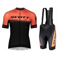 Completo Ciclismo 2019 Scott RC nero-Orange abbigliamento Bici Completo Maglia Ciclismo Corta e Salopette Completo Ciclismo 2019 Scott RC nero-Orange abbigliamento Bici Completo Maglia Ciclismo Corta e Salopette