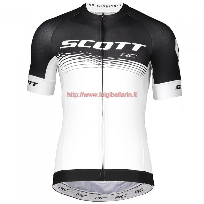 Completo Ciclismo 2019 Scott RC nero-bianca Maglia Ciclismo Manica Corta