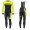 Completo Ciclismo 2019 Scott-RC PRO nero-giallo thermique Maglia Ciclismo Manica Lunga e Salopette Lunga