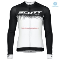 Completo Ciclismo 2019 Scott-RC PRO nero-bianca thermique Maglia Ciclismo Manica Lunga Completo Ciclismo 2019 Scott-RC PRO nero-bianca thermique Maglia Ciclismo Manica Lunga