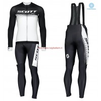 Completo Ciclismo 2019 Scott-RC PRO nero-bianca thermique Maglia Ciclismo Manica Lunga e Salopette Lunga Completo Ciclismo 2019 Scott-RC PRO nero-bianca thermique Maglia Ciclismo Manica Lunga e Salopette Lunga