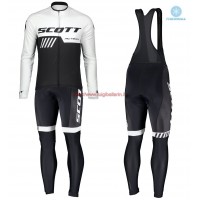 Completo Ciclismo 2019 Scott-RC-Squadre nero-bianca thermique Maglia Ciclismo Manica Lunga e Salopette Lunga Completo Ciclismo 2019 Scott-RC-Squadre nero-bianca thermique Maglia Ciclismo Manica Lunga e Salopette Lunga