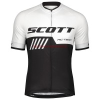 Completo Ciclismo 2019 Scott-RC-Squadre nero/bianca Maglia Ciclismo Manica Corta Completo Ciclismo 2019 Scott-RC-Squadre nero/bianca Maglia Ciclismo Manica Corta