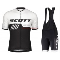 Completo Ciclismo 2019 Scott-RC-Squadre nero/bianca abbigliamento Bici Completo Maglia Ciclismo Corta e Salopette Completo Ciclismo 2019 Scott-RC-Squadre nero/bianca abbigliamento Bici Completo Maglia Ciclismo Corta e Salopette