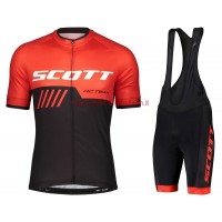 Completo Ciclismo 2019 Scott-RC-Squadre nero/rosso abbigliamento Bici Completo Maglia Ciclismo Corta e Salopette Completo Ciclismo 2019 Scott-RC-Squadre nero/rosso abbigliamento Bici Completo Maglia Ciclismo Corta e Salopette