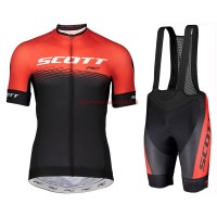 Completo Ciclismo 2019 Scott RC rosso-nero abbigliamento Bici Completo Maglia Ciclismo Corta e Salopette Completo Ciclismo 2019 Scott RC rosso-nero abbigliamento Bici Completo Maglia Ciclismo Corta e Salopette