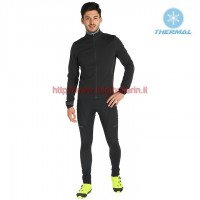 Completo Ciclismo 2019 Shimano nero thermique Maglia Ciclismo Manica Lunga e Salopette Lunga Completo Ciclismo 2019 Shimano nero thermique Maglia Ciclismo Manica Lunga e Salopette Lunga