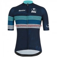 Completo Ciclismo 2019 Tour AU Blu Maglia Ciclismo Manica Corta Completo Ciclismo 2019 Tour AU Blu Maglia Ciclismo Manica Corta