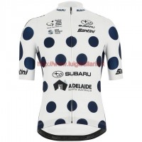 Completo Ciclismo 2019 Tour AU Polka Dot bianca Maglia Ciclismo Manica Corta Completo Ciclismo 2019 Tour AU Polka Dot bianca Maglia Ciclismo Manica Corta