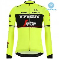 Completo Ciclismo 2019 Trek Usine Racing giallo thermique Maglia Ciclismo Manica Lunga Completo Ciclismo 2019 Trek Usine Racing giallo thermique Maglia Ciclismo Manica Lunga