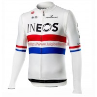 Completo Ciclismo 2019 Squadre INEOS UK Champion Maglia Ciclismo Manica Lunga Completo Ciclismo 2019 Squadre INEOS UK Champion Maglia Ciclismo Manica Lunga