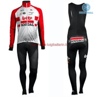 Completo Ciclismo 2019 Squadre Lotto rosso thermique Maglia Ciclismo Manica Lunga e Salopette Lunga Completo Ciclismo 2019 Squadre Lotto rosso thermique Maglia Ciclismo Manica Lunga e Salopette Lunga