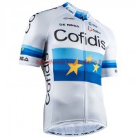 Completo Ciclismo 2020 Cofidis EU Champion Maglia Ciclismo Manica Corta Completo Ciclismo 2020 Cofidis EU Champion Maglia Ciclismo Manica Corta