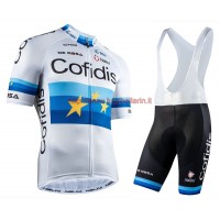Completo Ciclismo 2020 Cofidis EU Champion abbigliamento Bici Completo Maglia Ciclismo Corta e Salopette Completo Ciclismo 2020 Cofidis EU Champion abbigliamento Bici Completo Maglia Ciclismo Corta e Salopette