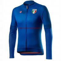 Completo Ciclismo 2020 Italia Blu Maglia Ciclismo Manica Lunga Completo Ciclismo 2020 Italia Blu Maglia Ciclismo Manica Lunga