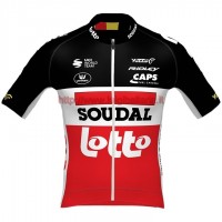 Completo Ciclismo 2020 Lotto Soudal rosso Maglia Ciclismo Manica Corta Completo Ciclismo 2020 Lotto Soudal rosso Maglia Ciclismo Manica Corta