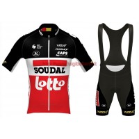 Completo Ciclismo 2020 Lotto Soudal rosso abbigliamento Bici Completo Maglia Ciclismo Corta e Salopette Completo Ciclismo 2020 Lotto Soudal rosso abbigliamento Bici Completo Maglia Ciclismo Corta e Salopette