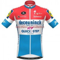 Completo Ciclismo 2020 Quick-Step Luxembourg Champion Maglia Ciclismo Manica Corta Completo Ciclismo 2020 Quick-Step Luxembourg Champion Maglia Ciclismo Manica Corta