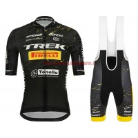 Completo Ciclismo 2020 TREK Pirelli nero abbigliamento Bici Completo Maglia Ciclismo Corta e Salopette Completo Ciclismo 2020 TREK Pirelli nero abbigliamento Bici Completo Maglia Ciclismo Corta e Salopette