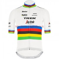 Completo Ciclismo 2020 Trek Segafredo World Champion bianca Maglia Ciclismo Manica Corta Completo Ciclismo 2020 Trek Segafredo World Champion bianca Maglia Ciclismo Manica Corta