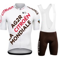Team Ag2r White abbigliamento Bici Completo Maglia Ciclismo Corta e Salopette 5CBUU Team Ag2r White abbigliamento Bici Completo Maglia Ciclismo Corta e Salopette 5CBUU