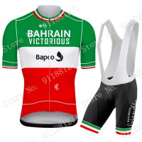 Green Slovenia Tour De France Bahrain Victorious 2021 abbigliamento Bici Completo Maglia Ciclismo Corta e Salopette yDEyD Green Slovenia Tour De France Bahrain Victorious 2021 abbigliamento Bici Completo Maglia Ciclismo Corta e Salopette yDEyD