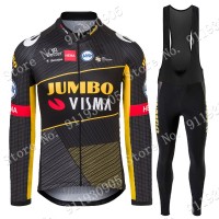 Jumbo Visma Tour De France 2021 Abbigliamento Maglia Ciclismo Manica Lunga e Salopette Lunga yMOLn Jumbo Visma Tour De France 2021 Abbigliamento Maglia Ciclismo Manica Lunga e Salopette Lunga yMOLn