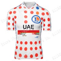 Polka Dot UAE Emirates Tour De France 2021 Maglia Ciclismo Manica Corta DVke2 Polka Dot UAE Emirates Tour De France 2021 Maglia Ciclismo Manica Corta DVke2