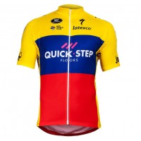 Quick Step Floors Ecuadorian Champion 2018 Maglia Ciclismo Manica Corta 53343DO Quick Step Floors Ecuadorian Champion 2018 Maglia Ciclismo Manica Corta 53343DO