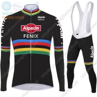 Winter 2021 Alpecin Fenix World Champion Noir Abbigliamento Maglia Ciclismo Manica Lunga e Salopette Lunga FJWOP Winter 2021 Alpecin Fenix World Champion Noir Abbigliamento Maglia Ciclismo Manica Lunga e Salopette Lunga FJWOP