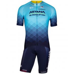 Pantaloncini con bretelle della squadra di ciclismo professionale ASTANA QAZAQSTAN TEAM 2022