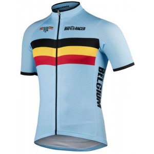 Maglia ciclismo BELGIO 2022 manica corta (cerniera lunga) nazionale di ciclismo