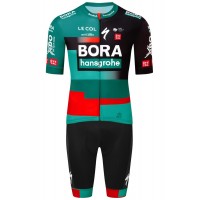 Completo BORA-hansgrohe 2023 (maglia da ciclismo a maniche corte + salopette) squadra di ciclismo professionale Completo BORA-hansgrohe 2023 (maglia da ciclismo a maniche corte + salopette) squadra di ciclismo professionale