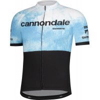 Cannondale FACTORY RACING 2022 Maglia da ciclismo a maniche corte in edizione limitata nera/blu Squadra di ciclismo professionale Cannondale FACTORY RACING 2022 Maglia da ciclismo a maniche corte in edizione limitata nera/blu Squadra di ciclismo professionale