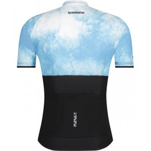 Cannondale FACTORY RACING 2022 Maglia da ciclismo a maniche corte in edizione limitata nera/blu Squadra di ciclismo professionale