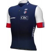 Maglia da ciclismo Francia 2023 manica corta (zip lunga) - Squadra ciclistica professionale ALE Maglia da ciclismo Francia 2023 manica corta (zip lunga) - Squadra ciclistica professionale ALE