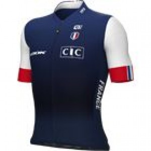 Completo Francia 2023 (maglia zip lunga + salopette) - squadra ciclistica professionistica ALE