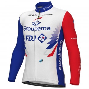 Maglia da ciclismo a maniche lunghe GROUPAMA-FDJ 2022 - squadra di ciclismo professionale ALE